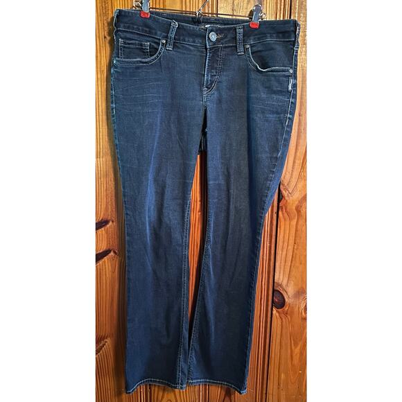 Silver Jeans Co. women’s Suki slim bootcut jeans high rise size 14 - Picture 1 of 3